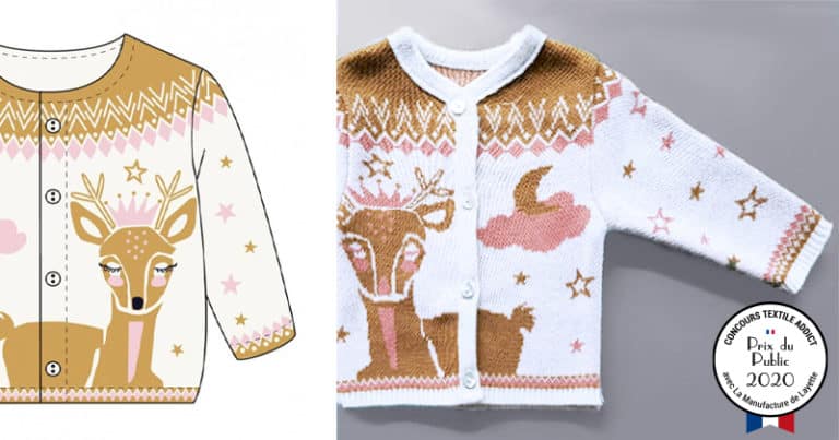 tricotage motif jacquard prix public concours textileaddict 2020