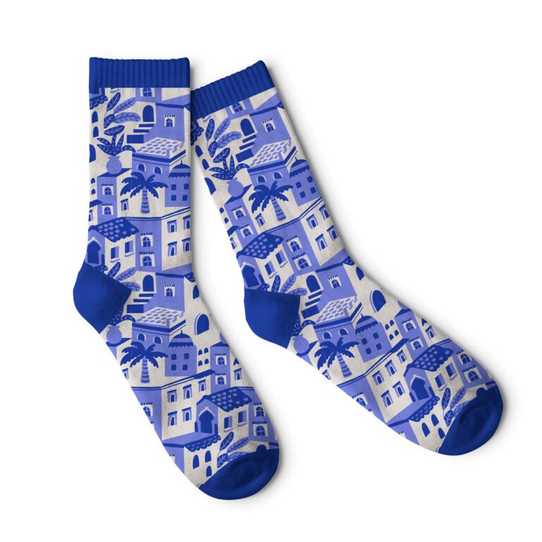 chaussettes chefchouen Audrey Medy