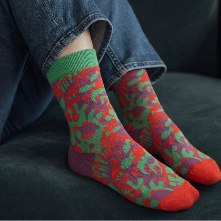 chaussettes la danse du corail