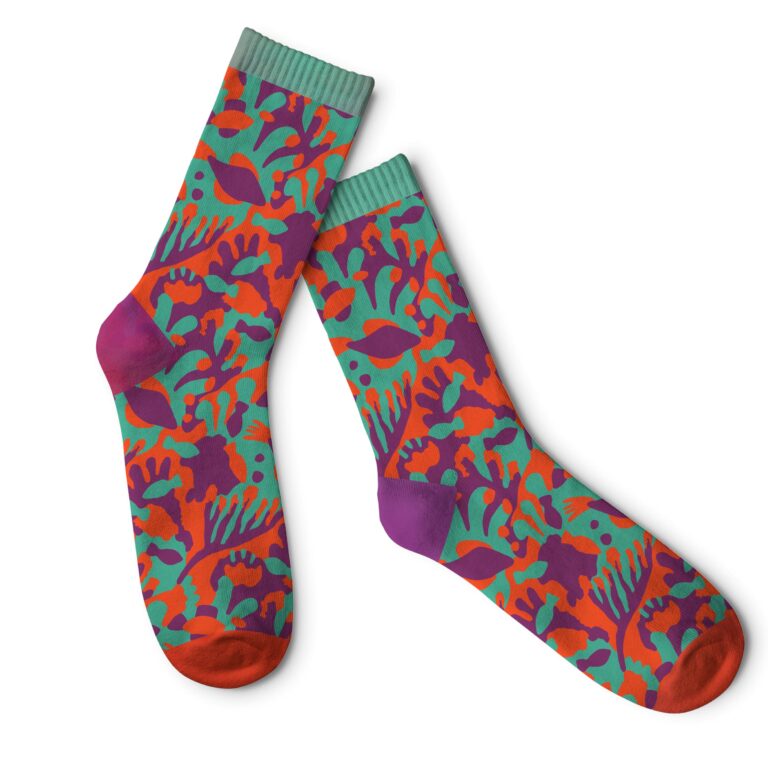 chaussettes la danse du corail Léa Dupard