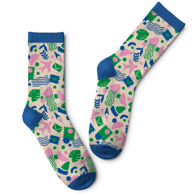 chaussettes voyage a petits pas Enora Penn