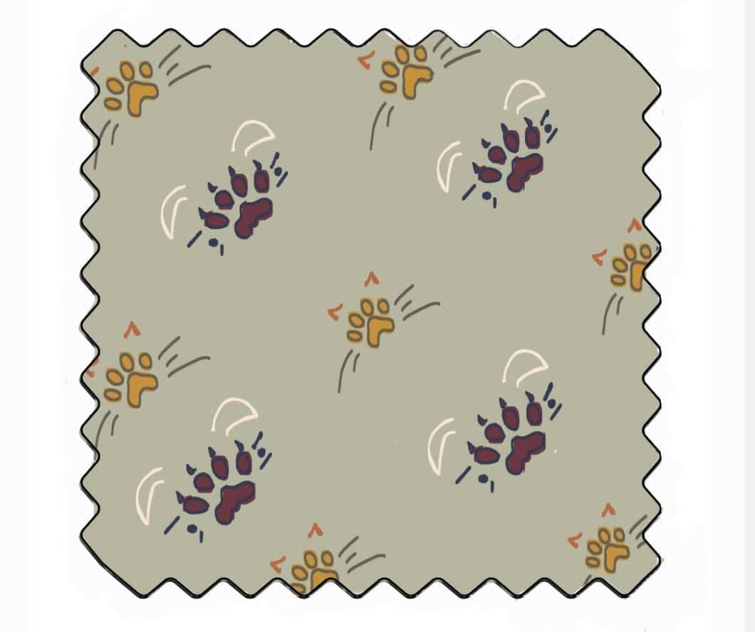 Trace de pas au crépuscule