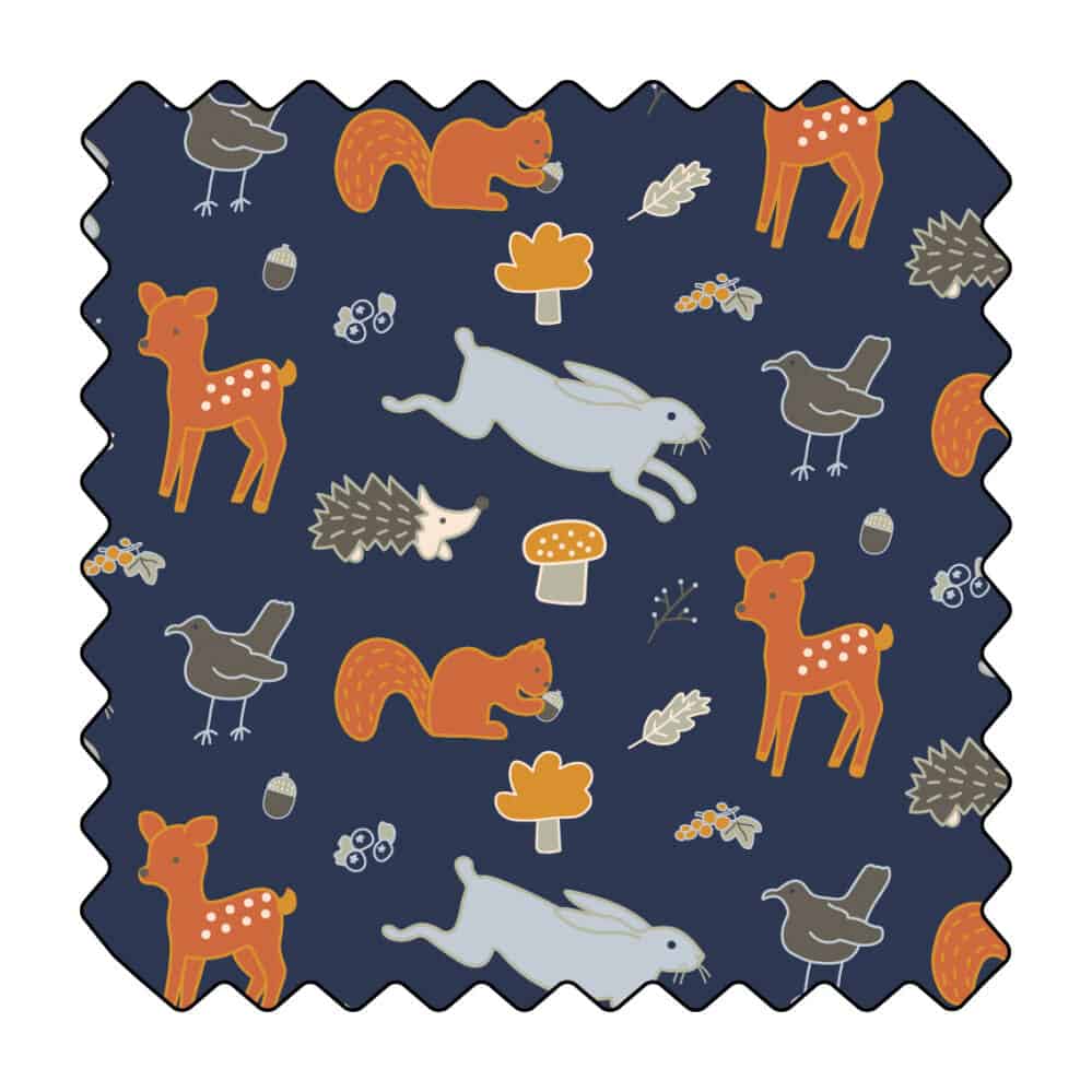 Dans la forêt au crépuscule