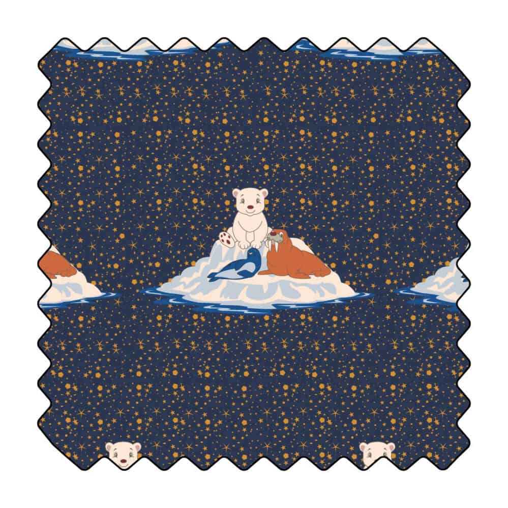 glacier sous les étoiles