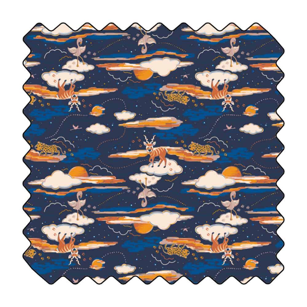 Heure dorée dans la savane