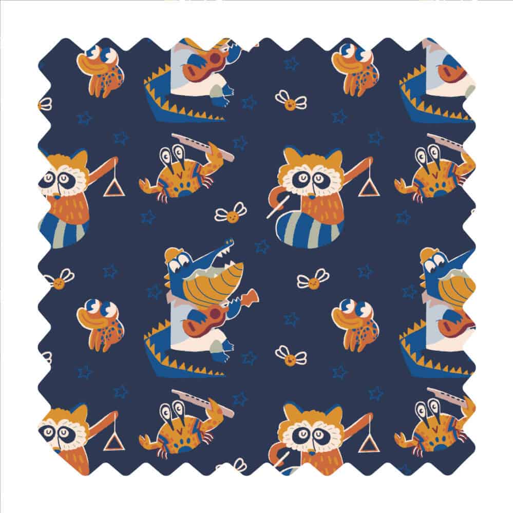 animaux rigolos au crépuscule